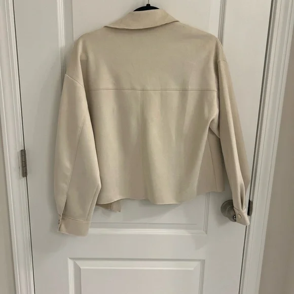 Zara Beige Women's Utility Jacket - Picture 3 of 3